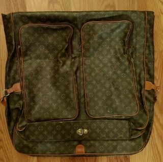 Louis Vuitton Garment Bag Carry - On Luggage LV Monogram Rare 2