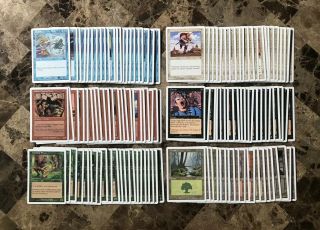 7th Edition Magic The Gathering Complete Common Set 110/110,  Lands Twiddle Mtg