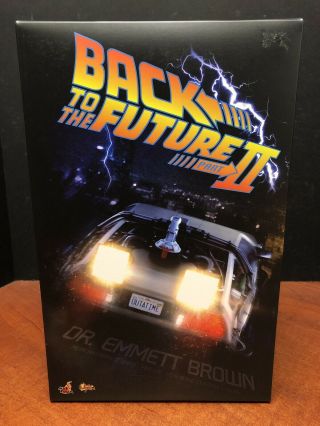 Hot Toys 1/6 Mms380 Back To The Future Ii Dr.  Emmett Brown Complete Emf3912
