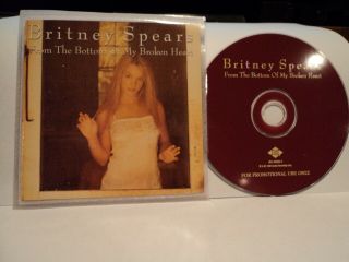 Britney Spears - From The Bottom Of My Broken Heart - Rare 1 Track Promo Cd