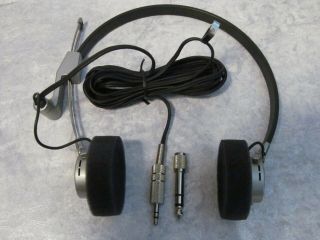 Rare Vintage Sony MDR - 7 mdr7 High End Stereo Dynamic Headphone w/ Ear Pads 2