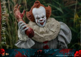 Hot Toys Mms555 1/6 Chapter Two Pennywise Bill Skarsgard Collectibles Figure