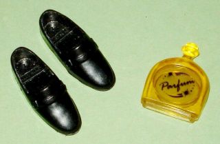 Vintage Hasbro Sindy Paul Bow Tie Paul Black Slip On Shoes And Perfume 1991