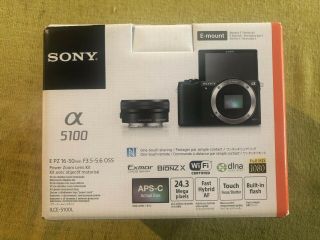 Sony A5100 Mirrorless Camera And Emount 55 - 210mm Zoom Lens Rare Bundle