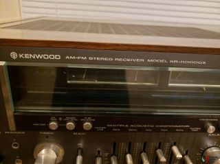 HIGHEST MODEL RARE 1970s AM FM KENWOOD KR - 11000 GX HIGH END RECEIVER R 2