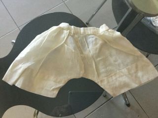 Antique White Cotton Bloomers Hand Sewn Ca 1900 S For Your Antique Doll No.  5