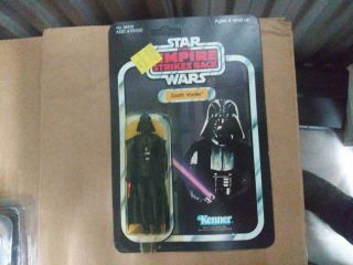 Vintage Star Wars Darth Vader Moc.  Esb Card