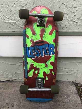 Vintage Sims Lester Kasai Rare Skateboard Deck
