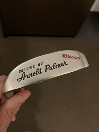 1960s Wilson Putter Designed By Arnold Palmer Rare Classic - Paddle Grip - Label