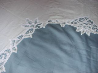 Vintage Set White Cotton Swag Curtain with Lace 3
