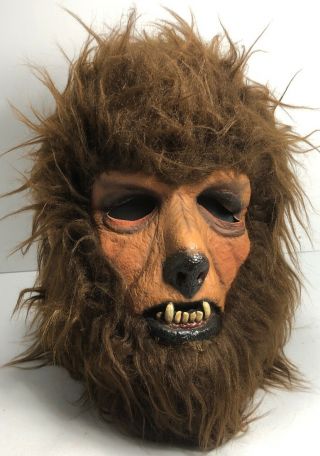 Rare Vintage Don Post Wolfman Mask / Universal Monsters / Frankenstein Halloween