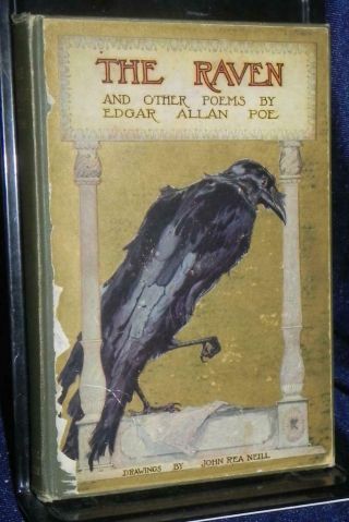 The Raven Edgar Allen Poe 1910 1st Ed Illustrated By John Rea Neill Rare