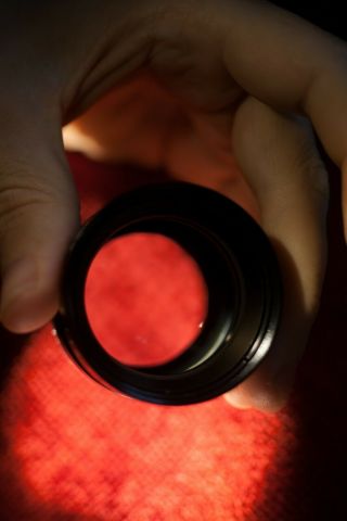 Fast and rare: FJW 54mm f/1.  2 M39 CRT lens - successor of the Nikkor - O 55mm 1.  2 3