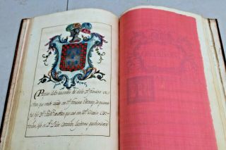 MASTERPIECE OF 17th CENTURY BOOK ILLUSTRATION - RARE FAMILY CREST 3