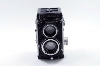 Exc,  Rare Rolleiflex Baby Tlr Camera 4x4 4rf 430 Sport W/tessar 6cm 2.  8 60/2.  8
