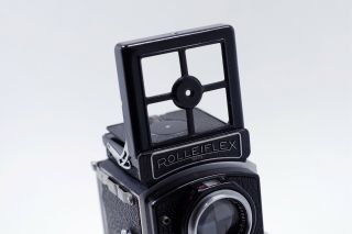 EXC,  Rare Rolleiflex Baby TLR Camera 4x4 4RF 430 Sport w/Tessar 6cm 2.  8 60/2.  8 3