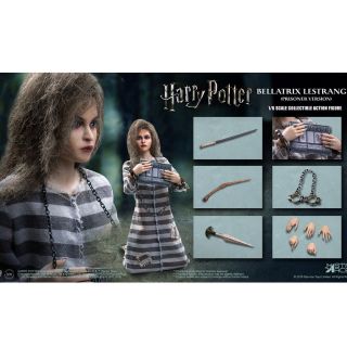 Star Ace Toys 1/6th Sa0054 Bellatrix Lestrange Harry Potter Figure Prisoner Ver.