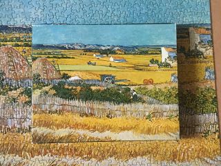 Springbok 500 Pc Puzzle Vintage 1970 Rare Van Gogh The Harvest