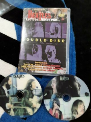 The Beatles Let It Be Naked Plus 2 Dvd Rare Limited Promo Videos Outtakes Rock