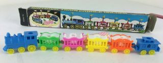 Vintage Cake Decoration / Topper Circus Train Candle Holder -