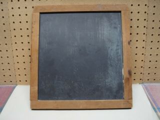 Antique Vintage 2 Sided Slate Chalk Board Wood Frame Primitive School Student