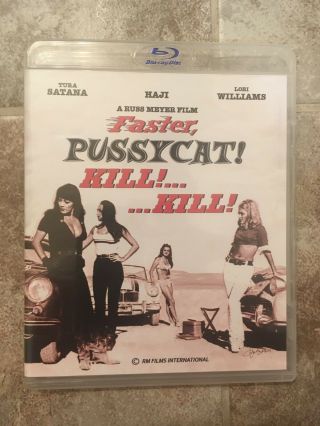 Faster,  Pussycat Kill Kill Blu - Ray Russ Meyer Oop / Rare Region A