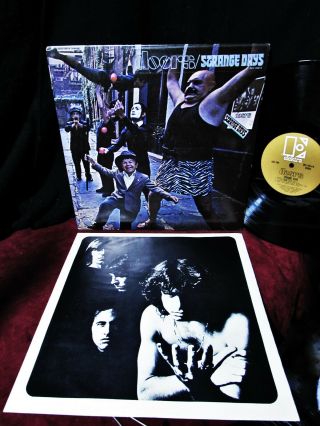 Rare Sticker 1967 Orig The Doors - Strange Days Dark Psych Jim Morrison