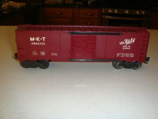 Very Rare Lionel Postwar 6464 - 350 M - K - T The Katy Boxcar With 6464 - 400 Box