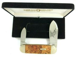 Rare 001 Of 100 Case Xx Elephant Toe Knife Box Elder 6250 Sunfish 3750 - Lmp