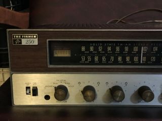 The Fisher 250 - T Receiver TURNS ON Partial work repair RARE Cosmetically 2