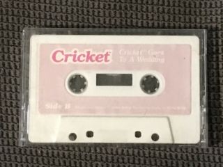 1986 Cricket Doll Cricket Goes To A Wedding Cassette Tapes Playmates Vintage