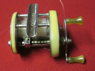 Vintage Fishing Reel No.  1970 President By Shakespeare Stainless Steel Model Gd
