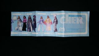 1976 Cher 12 " Mego Doll Pamphlet Only