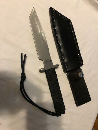 Vintage Mick Strider Mt Fixed Blade Knife Rare Early Model Custom Handmade