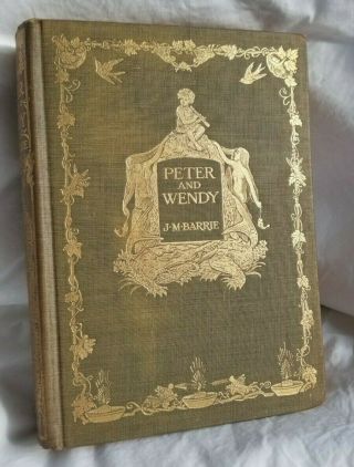 Rare Peter And Wendy J.  M.  Barrie (1911) 1st Uk Edition Hardcover Peter Pan Book