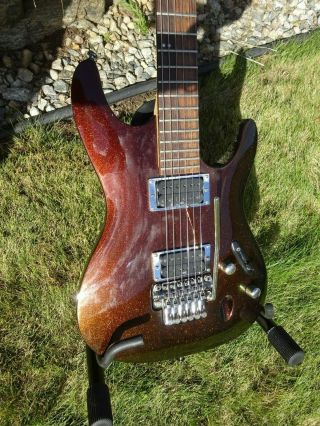 Rare Metallic Finish Limited Run Flip Flop Chameleon Ibanez S320 Electric Guitar