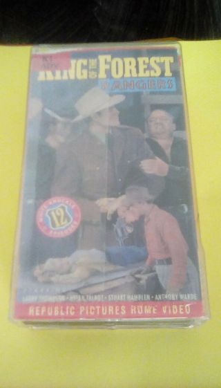 King Of The Forest Rangers Rare (2) Vhs Set 1946 Tv Serial 1940s B&w 12 Episodes