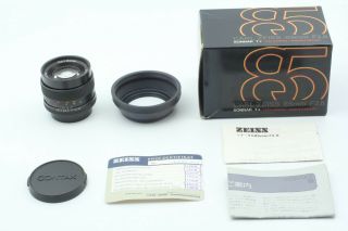 【RARE ALMOST w/HOOD 】 CONTAX Carl Zeiss Sonnar T 85mm f/2.  8 AEG JAPAN 2