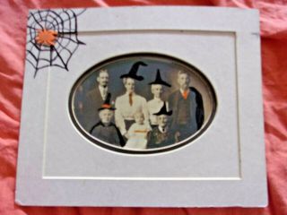 Vintage Antique Witch Family Picture Photo One Of A Kind Art Picture Decoration