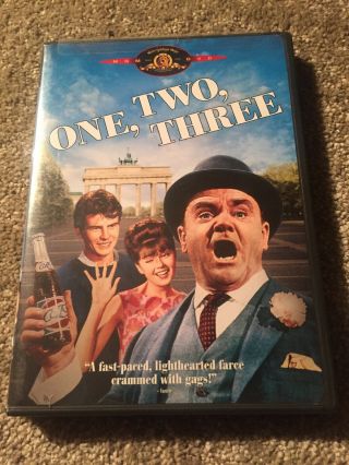 One,  Two,  Three (dvd,  2003,  Ws/fs) James Cagney,  Pamela Tiffin,  Rare Oop Usa R1
