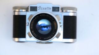 Braun Paxette with Rare High End Roeschlein - Kreuznack Luxon 50mm F/2 lens,  More 3