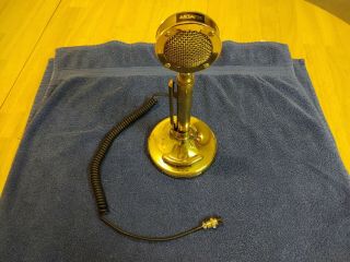 Rare Astatic Diamond Eagle D - 104 Cb Radio Microphone D104 Desk Mic Base Station