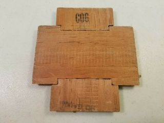 Vtg.  HO Scale TRUSCALE Wood Roadbed Track: Rare CO8 Double 90° X Crossing 3