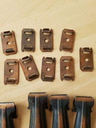 Staircarpet Clips Vintage Copper Stair Carpet Grips Clipper brand 1940s 2