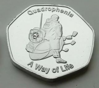 Rare The Who Quadrophenia Mods Commerative Collectors Coin Capsule 50p