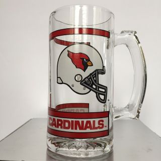 Vintage St Louis Cardinals Football Helmet Collectible Nfl Drinking Glass Rare
