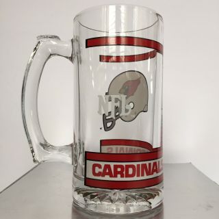 Vintage ST Louis Cardinals Football Helmet Collectible NFL Drinking Glass Rare 3