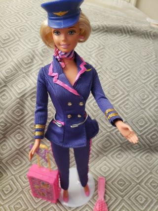 Pilot Barbie Mattel Vintage Doll 1997 Career Special Edition Pre - Owned