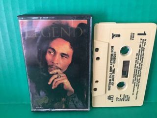 Bob Marley - Legend - The Best Of - 1984 Cassette Tape,  (rare Oop)