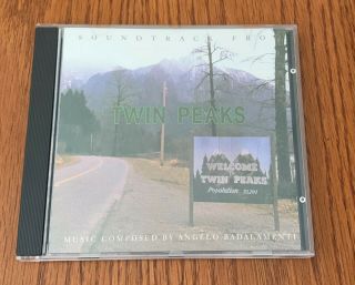 Soundtrack " Twin Peaks " Rare 1990 Usa Cd Album